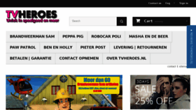 What Tvheroes.nl website looked like in 2018 (5 years ago)