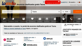 What Tacna.locanto.com.pe website looked like in 2018 (5 years ago)