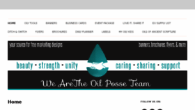 What Theoilposse.com website looked like in 2018 (5 years ago)