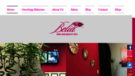 What Thebelia.com website looked like in 2018 (5 years ago)