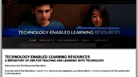 What Telresources.org website looked like in 2018 (5 years ago)