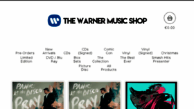What Thewarnermusicshop.com website looked like in 2018 (5 years ago)