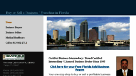 What Tampabaybusinessforsale.com website looked like in 2018 (5 years ago)