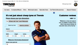What Tirendo.co.uk website looked like in 2018 (5 years ago)