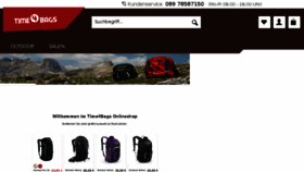 What Time4bags.de website looked like in 2018 (5 years ago)