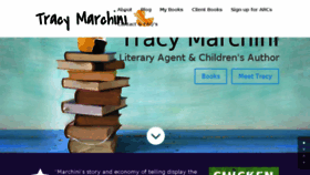 What Tracymarchini.com website looked like in 2018 (5 years ago)