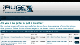 What Teamgihugeness.com website looked like in 2018 (5 years ago)