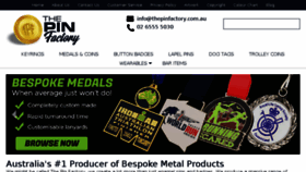 What Thepinfactory.com.au website looked like in 2018 (5 years ago)