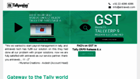 What Tallyhelp.com website looked like in 2018 (5 years ago)