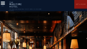 What Themaritimehotel.com website looked like in 2018 (5 years ago)