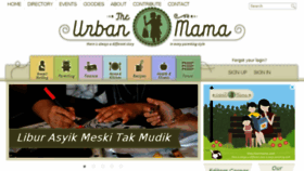 What Theurbanmama.com website looked like in 2018 (5 years ago)