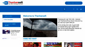 What Thanhansoft.com website looked like in 2018 (5 years ago)