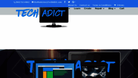 What Techadict.com website looked like in 2018 (5 years ago)