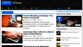 What Techehow.com website looked like in 2018 (6 years ago)