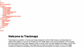 What Trackmaps.co.uk website looked like in 2018 (5 years ago)