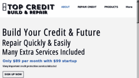What Topcreditusa.com website looked like in 2018 (5 years ago)