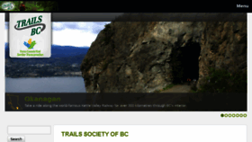 What Trailsbc.ca website looked like in 2018 (5 years ago)