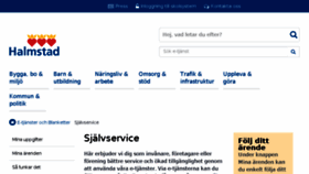 What Tjanster.halmstad.se website looked like in 2018 (5 years ago)