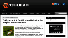 What Tekhead.org website looked like in 2018 (5 years ago)