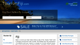 What Tourismfiji.com website looked like in 2018 (5 years ago)