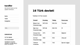 What Turzifer.com website looked like in 2018 (5 years ago)