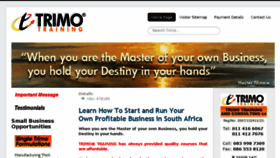 What Trimo.co.za website looked like in 2018 (5 years ago)