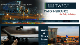What Twfginsurance.com website looked like in 2018 (5 years ago)