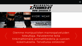 What Tpesonen.fi website looked like in 2018 (5 years ago)