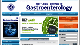 What Turkjgastroenterol.org website looked like in 2018 (5 years ago)