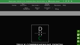 What Thedentalhealthcenters.com website looked like in 2018 (5 years ago)