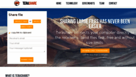 What Terashare.net website looked like in 2018 (5 years ago)