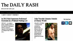 What Thedailyrash.com website looked like in 2018 (5 years ago)