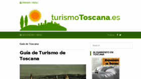 What Turismotoscana.es website looked like in 2018 (5 years ago)