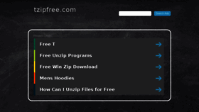 What Tzipfree.com website looked like in 2018 (5 years ago)