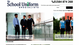 What Theschooluniformspecialists.com website looked like in 2018 (5 years ago)