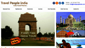 What Travelpeopleindia.com website looked like in 2018 (5 years ago)