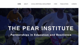 What Thepearinstitute.org website looked like in 2018 (5 years ago)