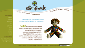 What Theearthfriends.com website looked like in 2018 (5 years ago)