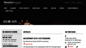 What Theater-hagen.de website looked like in 2018 (5 years ago)