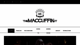 What Themacguffin.it website looked like in 2018 (5 years ago)