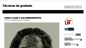 What Tecnicasdegrabado.es website looked like in 2018 (5 years ago)