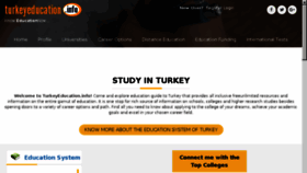 What Turkeyeducation.info website looked like in 2018 (5 years ago)