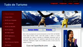 What Tudodeturismo.com.br website looked like in 2018 (5 years ago)