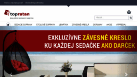 What Topratan.sk website looked like in 2018 (5 years ago)