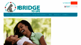 What Thebridgetolife.org website looked like in 2018 (5 years ago)