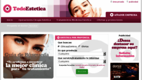 What Todoestetica.com website looked like in 2018 (5 years ago)