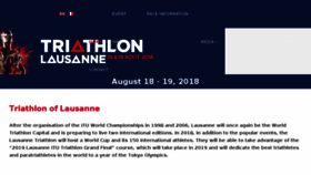 What Trilausanne.ch website looked like in 2018 (5 years ago)
