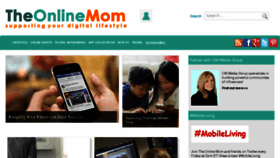 What Theonlinemom.com website looked like in 2018 (5 years ago)