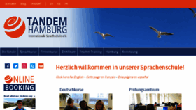 What Tandem-hamburg.de website looked like in 2018 (5 years ago)
