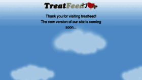 What Treatfeed.com website looked like in 2011 (12 years ago)